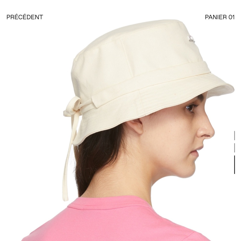 Jacquemus Tan Cream Bucket Hat - Picture 5 of 6